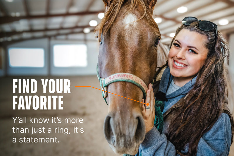 Katie Van Slyke Saddle Up Thin Ring